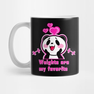 Panda Weights Mug